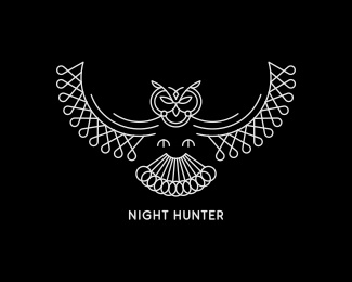 貓頭鷹線條logo-30個圖案漂亮而復(fù)雜的LOGO設(shè)計作品欣賞—上海logo設(shè)計公司