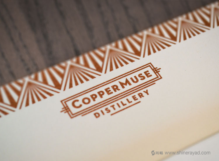 國(guó)外洋酒品牌設(shè)計(jì)欣賞——CopperMuse 朗姆酒裝飾圖案風(fēng)格標(biāo)志設(shè)計(jì)VI設(shè)計(jì)