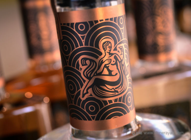 國(guó)外洋酒品牌設(shè)計(jì)欣賞——CopperMuse 朗姆酒裝飾圖案風(fēng)格標(biāo)志設(shè)計(jì)與包裝設(shè)計(jì)