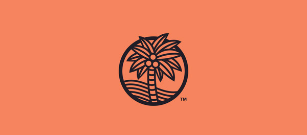 棕櫚樹概念線條圖案logo-上海logo設計公司-上海品牌設計公司 棕櫚樹概念線條圖案logo-上海logo設計公司-上海品牌設計公司