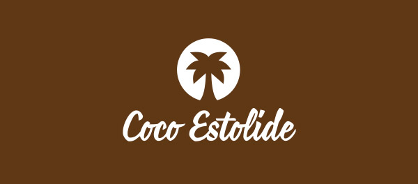 可可Estolide棕櫚樹咖啡logo-上海logo設計公司-上海品牌設計公司 可可Estolide棕櫚樹咖啡logo-上海logo設計公司-上海品牌設計公司