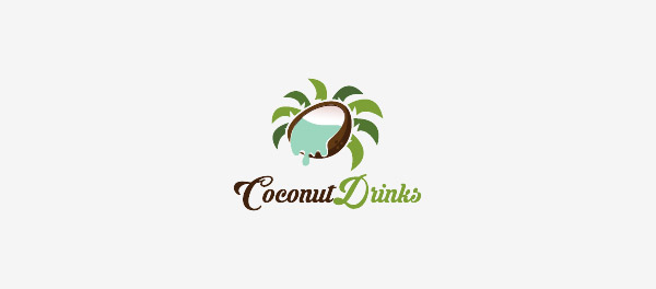 椰子飲料棕櫚樹logo-上海logo設計公司-上海品牌設計公司 椰子飲料棕櫚樹logo-上海logo設計公司-上海品牌設計公司