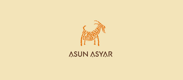 Asun Asyar指紋山羊標(biāo)志設(shè)計(jì)-上海標(biāo)志設(shè)計(jì)公司
