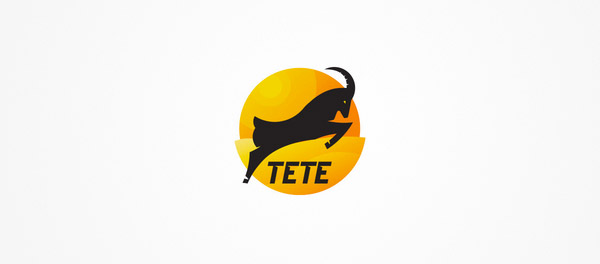 Tete跳躍的山羊標(biāo)志設(shè)計(jì)-上海標(biāo)志設(shè)計(jì)公司