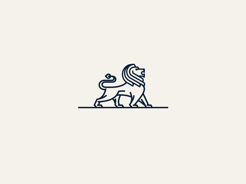 Dusan Sevarika創(chuàng)作的MagnaTrust Lion銀行Logo設(shè)計(jì)-上海標(biāo)志設(shè)計(jì)公司