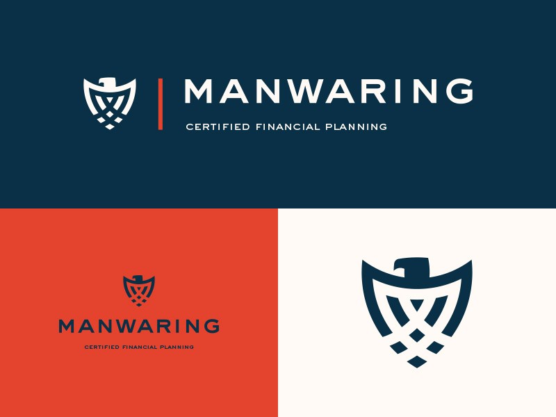 M.Aswad Mehtab為Manwaring創(chuàng)作的金融銀行Logo-上海標(biāo)志設(shè)計(jì)公司