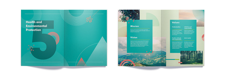 NIS企業(yè)年度報告畫冊設計-完美的信息圖表設計與配色設計-上海畫冊設計公司