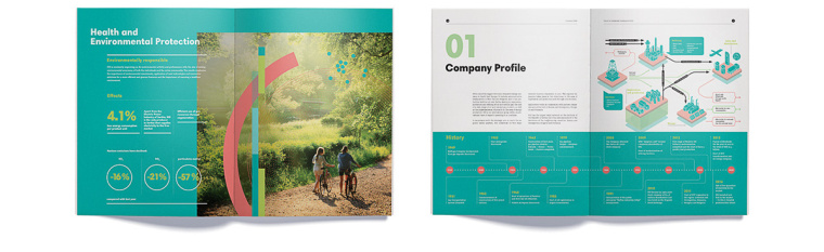 NIS企業(yè)年度報告畫冊設計-完美的信息圖表設計與配色設計-上海畫冊設計公司