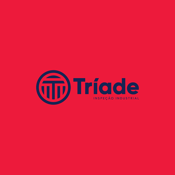 Tríade 工業(yè)品檢測企業(yè)logo設計品牌VI形象設計-上海品牌設計公司