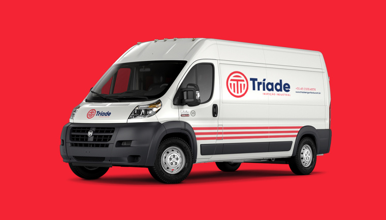 Tríade 工業(yè)品檢測企業(yè)logo設計品牌VI形象設計-上海品牌設計公司