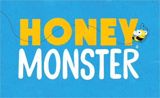 Honey Monster “蜜蜂怪物圖形”早餐麥片新包裝設(shè)計品牌設(shè)計