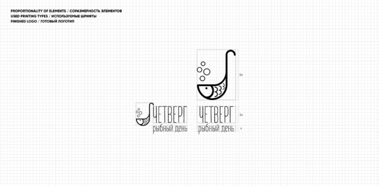 Chetverg - 魚(yú)日餐廳魚(yú)logo設(shè)計(jì)-上海餐飲品牌VI設(shè)計(jì)公司