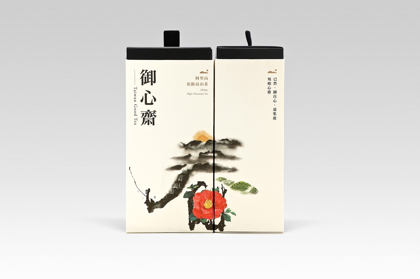 水墨山水風格暮光阿里山高山茶茶葉禮盒包裝設計-上海包裝設計公司分享 水墨山水風格暮光阿里山高山茶茶葉禮盒包裝設計-上海包裝設計公司分享