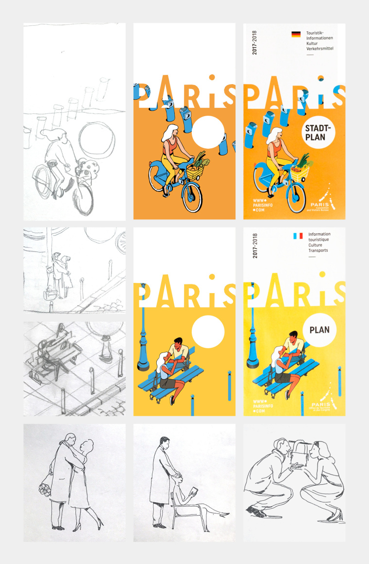 Paris 巴黎城市旅游品牌新形象設計-宣傳畫冊設計-上海品牌設計公司