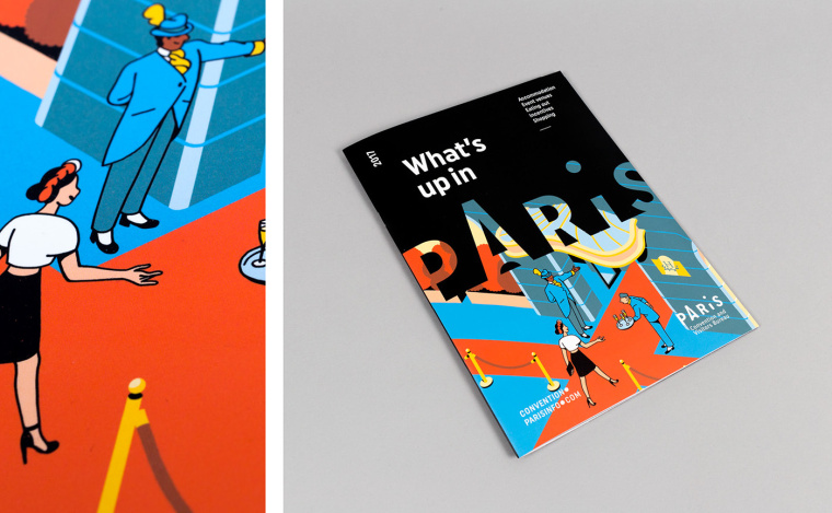 Paris 巴黎城市旅游品牌新形象設計-宣傳畫冊設計-上海品牌設計公司