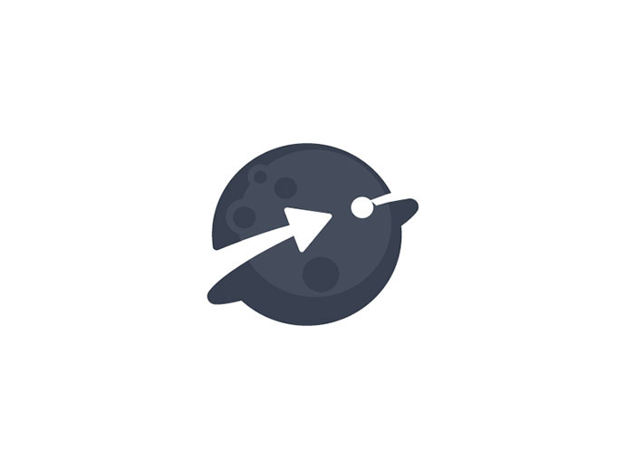 上海logo設計公司2016-2017年50個絕佳創(chuàng)意logo設計案例欣賞-地球衛(wèi)星logo