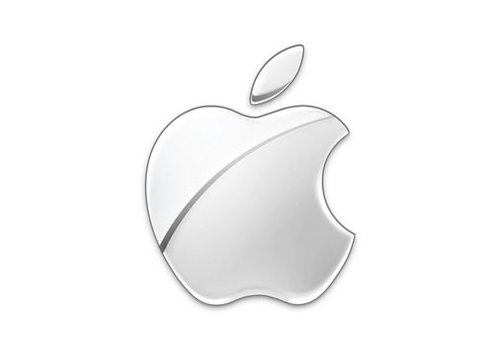 現(xiàn)代的單色蘋果logo