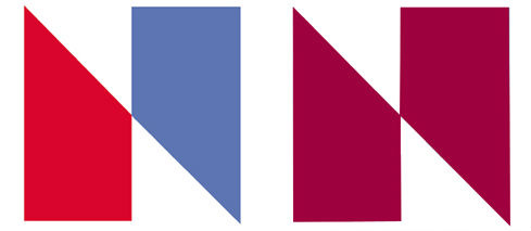 1976年NBC標(biāo)志logo(左)和相當(dāng)相似的NETV標(biāo)志(右)-上海品牌logo設(shè)計(jì)公司 1976年NBC標(biāo)志logo(左)和相當(dāng)相似的NETV標(biāo)志(右)-上海品牌logo設(shè)計(jì)公司
