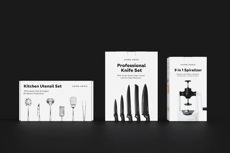 Home Hero 廚房用品刀具鍋具廚具品牌設(shè)計(jì)包裝設(shè)計(jì)