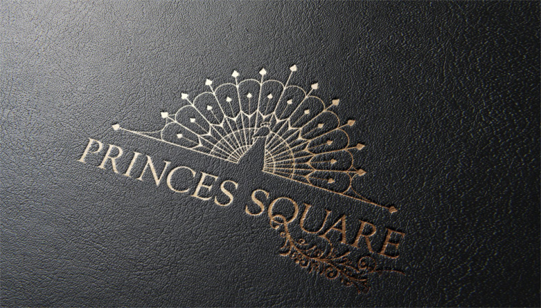 Princes 王子購物中心商場孔雀logo設計品牌vi形象設計-上海vi設計公司