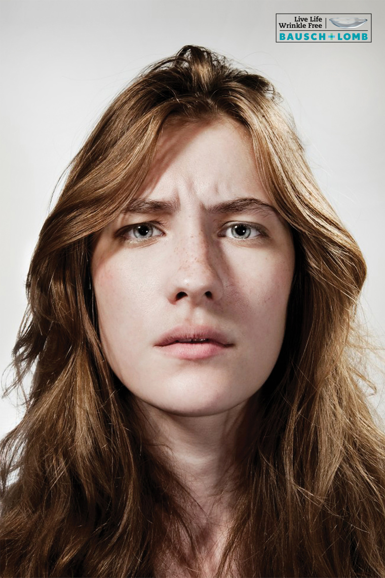 博士倫隱形眼鏡平面廣告創(chuàng)意設(shè)計-上海營銷策劃公司廣告營銷案例欣賞