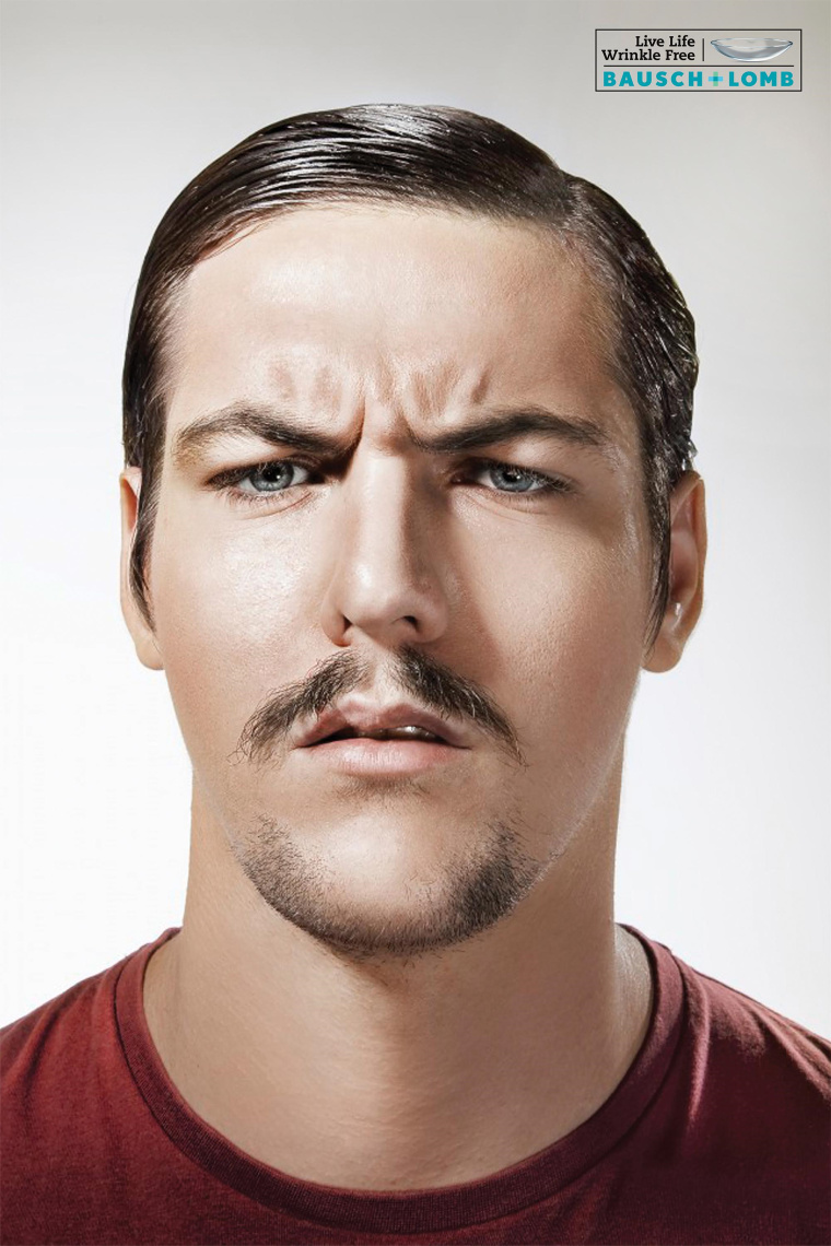 博士倫隱形眼鏡平面廣告創(chuàng)意設(shè)計-上海營銷策劃公司廣告營銷案例欣賞