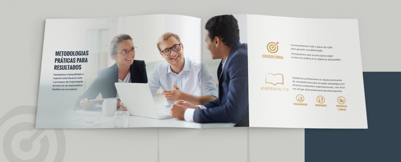 上海畫冊設(shè)計公司欣賞：Qualitin商務(wù)演示宣傳畫冊設(shè)計