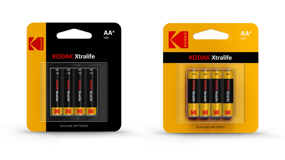 柯達(dá)（Kodak）重塑LOGO標(biāo)識(shí)形象設(shè)計(jì)-電池包裝設(shè)計(jì)