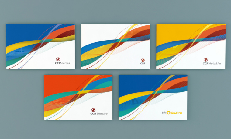 動感多彩的輔助圖形設(shè)計-巴西CCR 交通基礎(chǔ)設(shè)施公司企業(yè)VI視覺形象識別系統(tǒng)設(shè)計