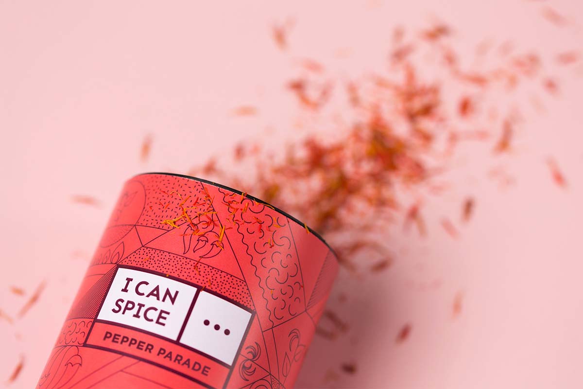 幾何線條圖形風(fēng)“I Can Spice”香料調(diào)料包裝設(shè)計(jì)-上海包裝設(shè)計(jì)公司