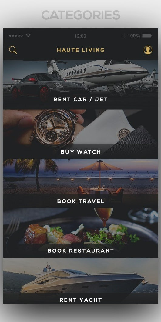 豪華手機(jī)app設(shè)計