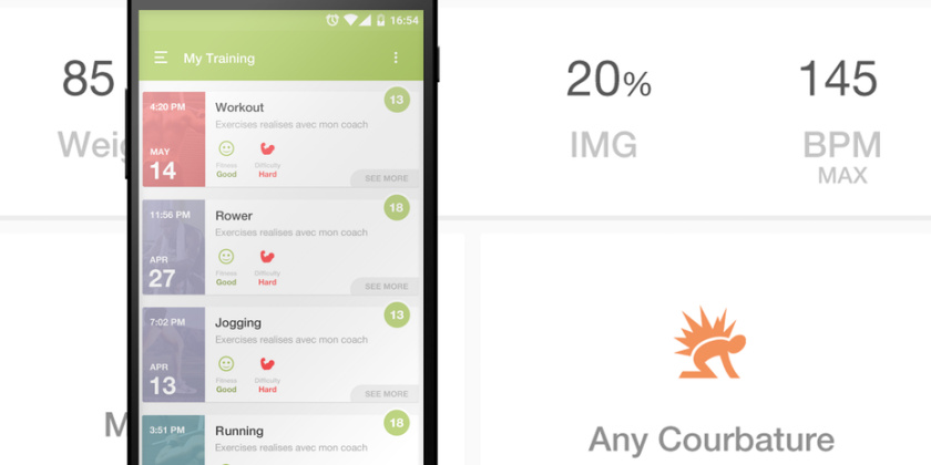 用于健康，鍛煉和培訓(xùn)的應(yīng)用程序手機(jī)APP設(shè)計