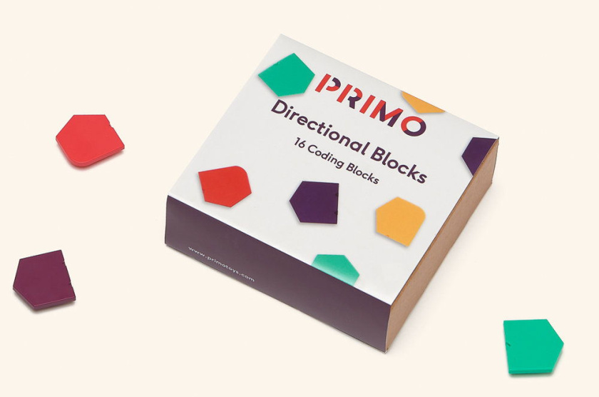 PRIMO玩具品牌積木包裝設(shè)計(jì)，展現(xiàn)了積木圖案與天然木材品質(zhì)