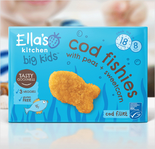 Ella''''s Kitchen兒童冷凍食品系列新品logo設(shè)計(jì)包裝設(shè)計(jì)