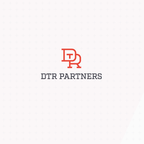 字母組合單色徽標(biāo)logo設(shè)計(jì)-DTR Partners徽標(biāo)logo設(shè)計(jì)
