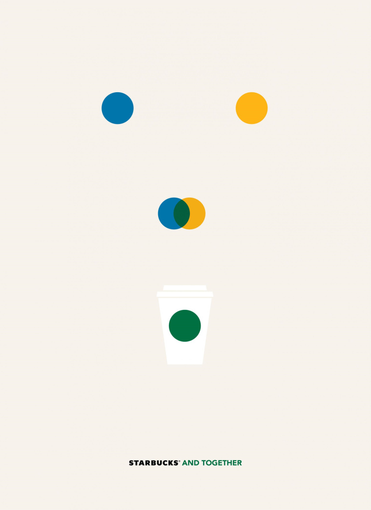 巴西Rai廣告公司為星巴克創(chuàng)作的“圖標”篇平面創(chuàng)意廣告-星巴克和一起 巴西Rai廣告公司為星巴克創(chuàng)作的“圖標”篇平面創(chuàng)意廣告-星巴克和一起