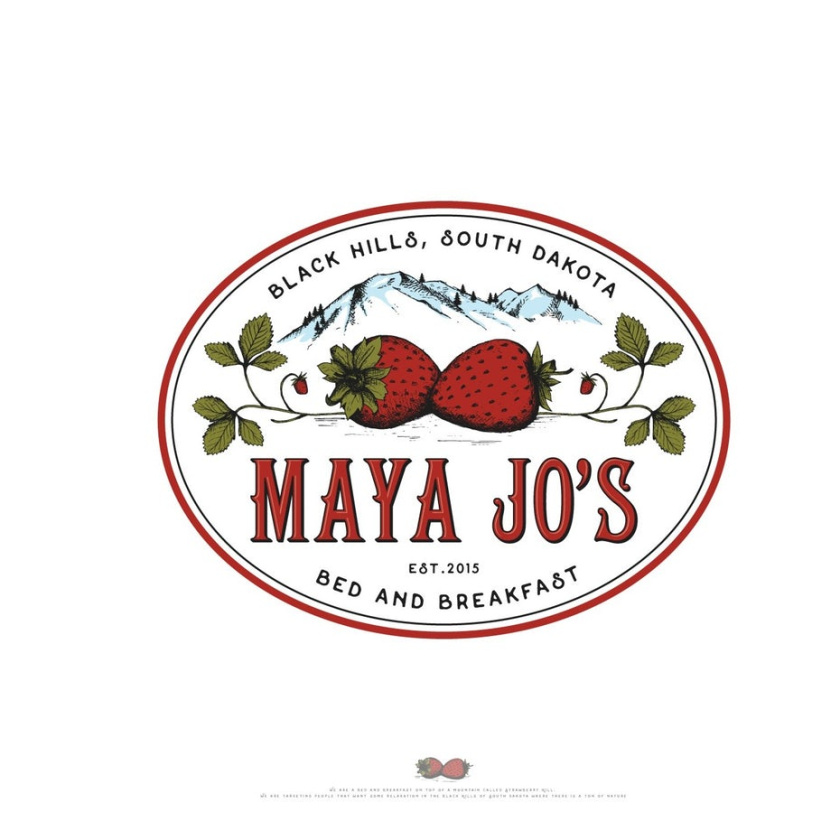 Maya Jo的住宿加早餐標(biāo)志設(shè)計(jì)