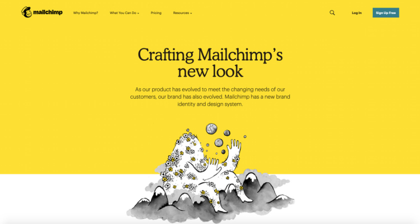 Mailchimp網(wǎng)頁設計