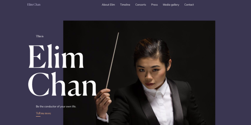 Elim Chan網(wǎng)頁設計
