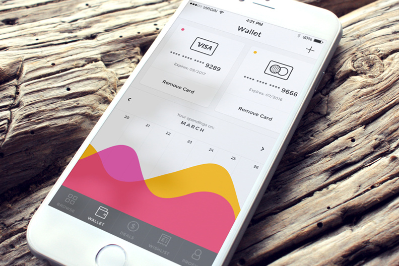 Ionut Zamfir錢包屏APP設計