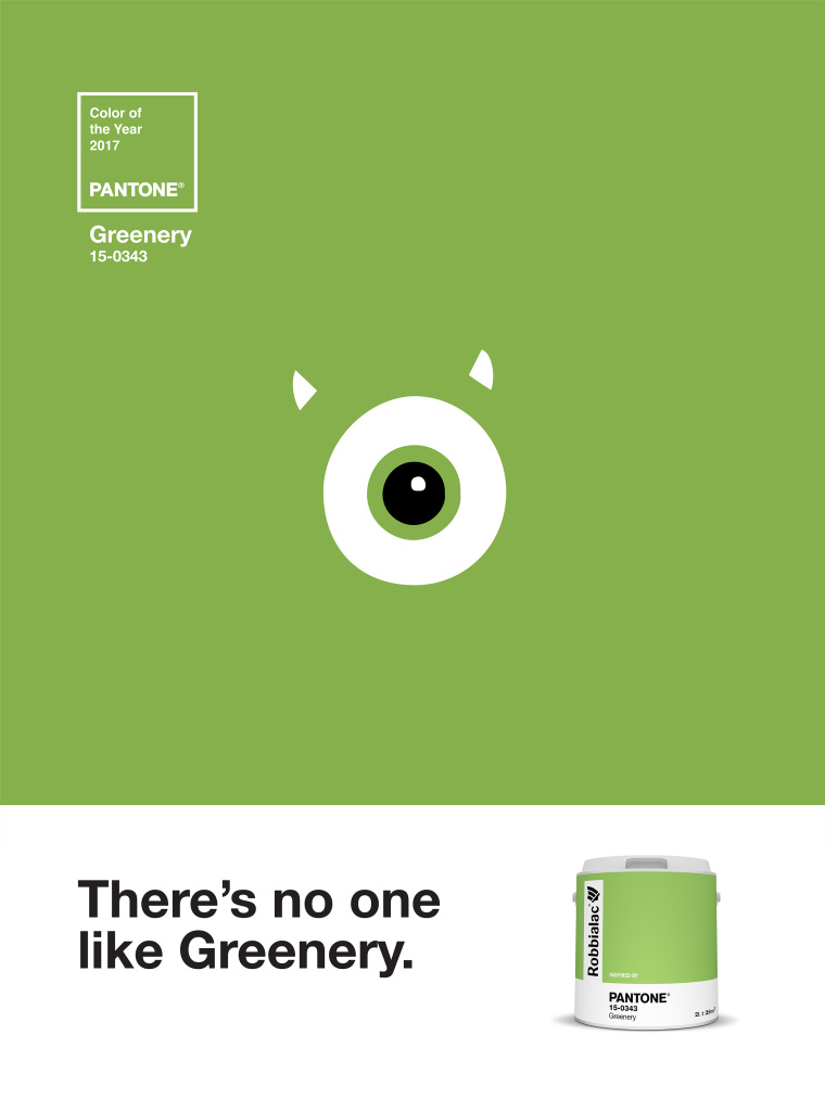 潘通色彩設(shè)計(jì)創(chuàng)意廣告“沒有人像綠茵”篇-上海尚略廣告公司