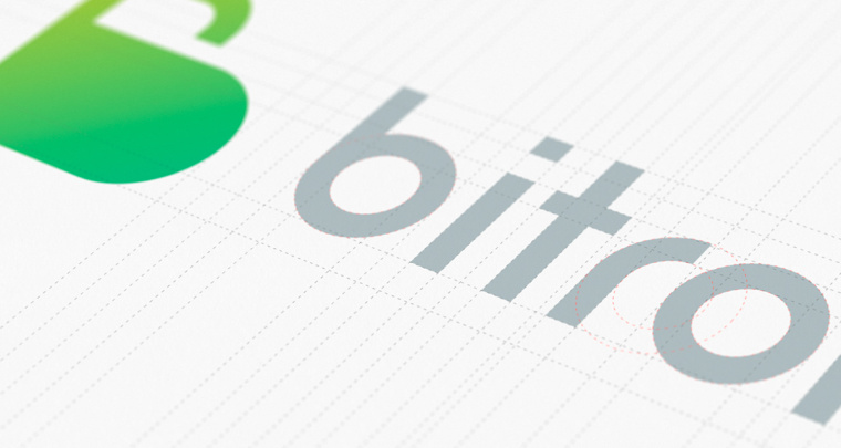 Bitrony 安全支付公司logo設(shè)計，字母B與鎖具的結(jié)合