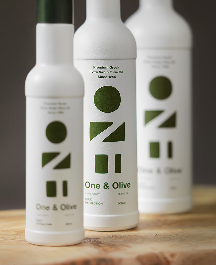 One & Olive 希臘特級初榨橄欖油包裝設計-上海包裝設計公司 One & Olive 希臘特級初榨橄欖油包裝設計-上海包裝設計公司