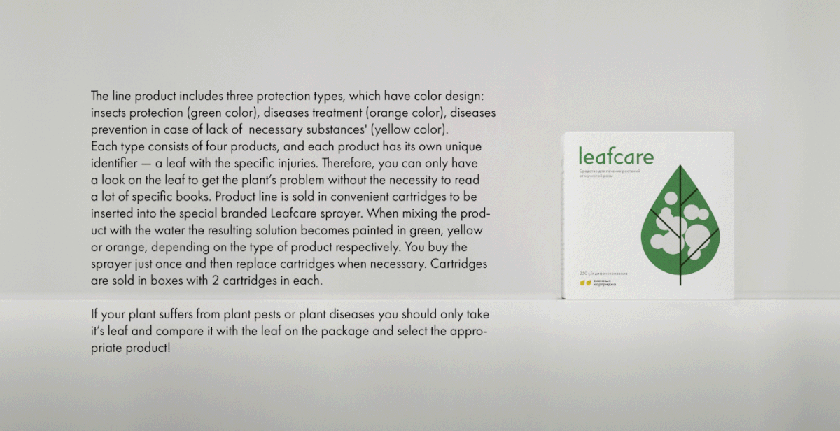 Leafcare 創(chuàng)新植物殺蟲劑及植物保護(hù)產(chǎn)品包裝設(shè)計“葉子篇”