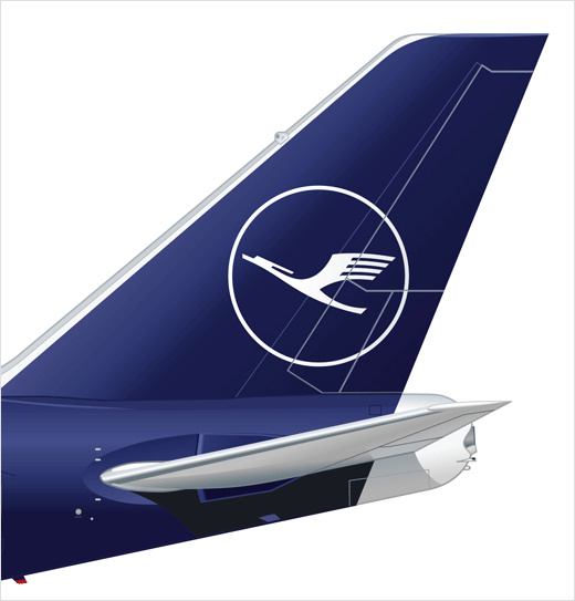 漢莎航空更新品牌logo設(shè)計(jì)，鳥仍是標(biāo)志核心元素