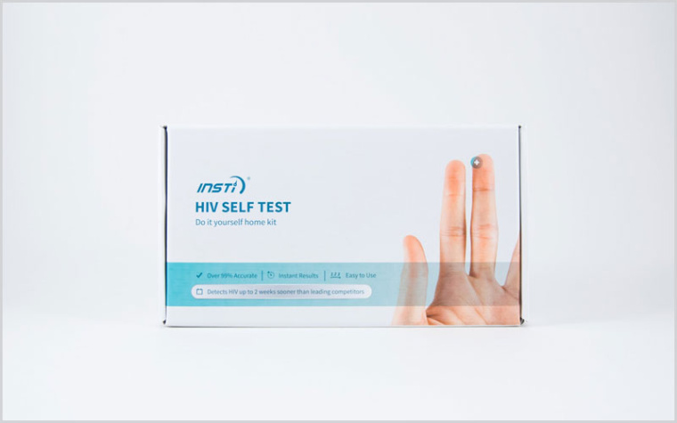 Insti艾滋病自我檢測包裝設計