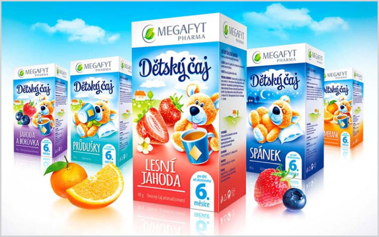 Megafyt - 兒童茶包裝設計