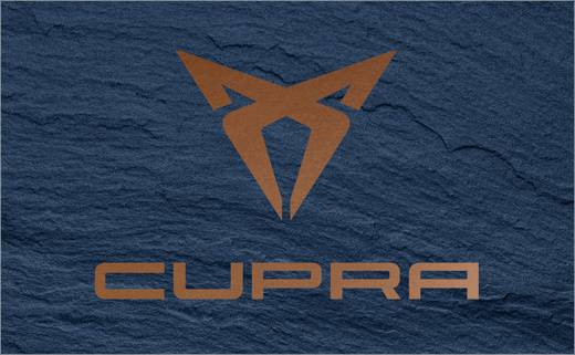 上海logo設(shè)計(jì)欣賞：CUPRA汽車(chē)品牌新logo設(shè)計(jì)，展現(xiàn)力量與運(yùn)動(dòng)