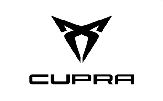上海logo設(shè)計(jì)欣賞：CUPRA汽車(chē)品牌新logo設(shè)計(jì)，展現(xiàn)力量與運(yùn)動(dòng)