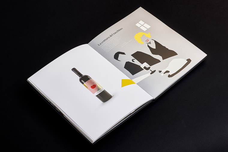 Nuceria Group國(guó)外酒文化宣傳畫(huà)冊(cè)設(shè)計(jì)“瓶子里的故事”-”-諾瑪和紅葡萄酒